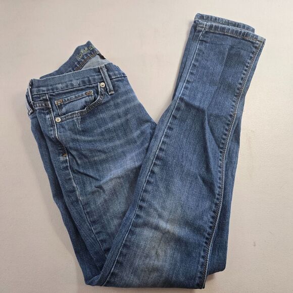 Levi's 421 Jeans Juniors - Women's 9 / 29 Blue Medium Wash Skinny Natural Fade - Picture 9 of 16